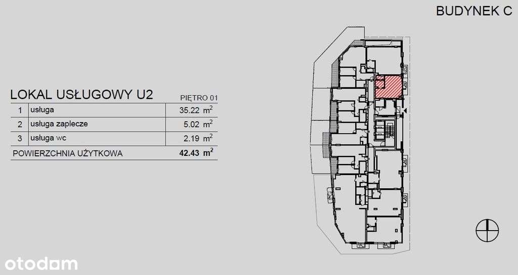 Lokal handlowo-usługowy, Atal Olimpijska, 42 m2 - Pełny obrazek: 5/6