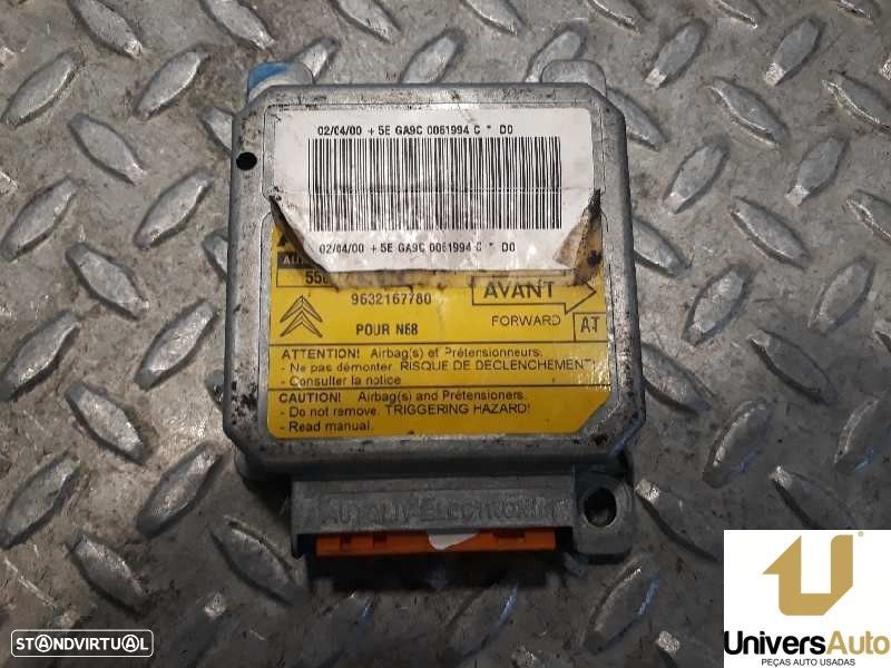 CENTRALINA DE AIRBAG CITROEN XSARA PICASSO 2.0 HDI 90CV 1997CC - 1