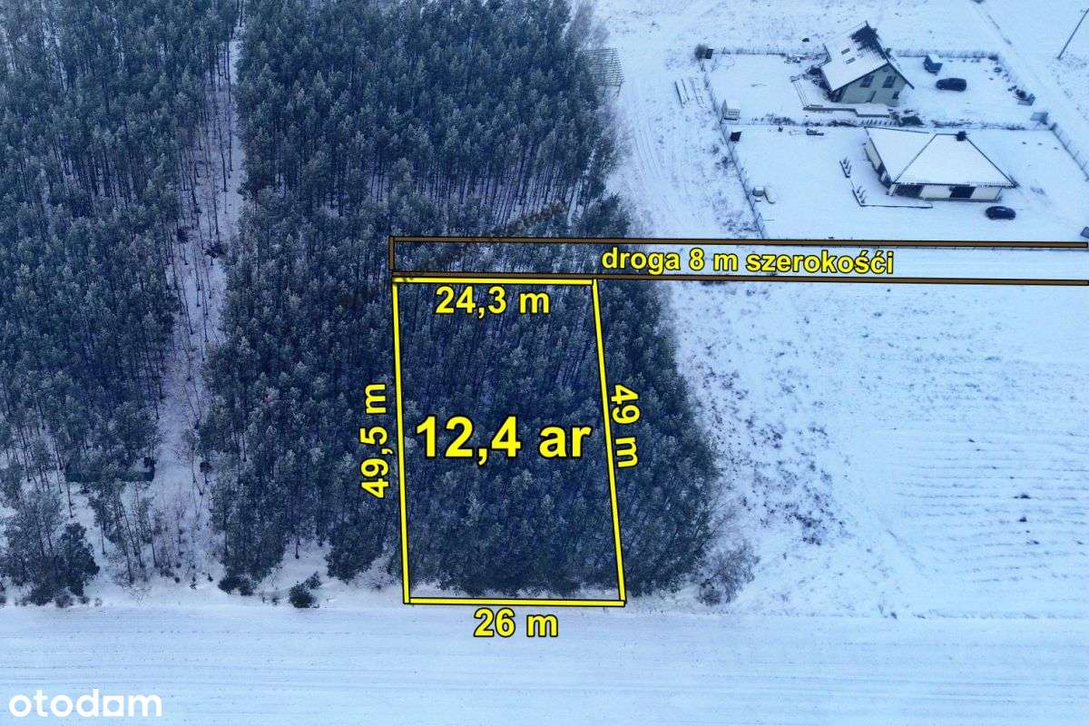 Działka mieszkaniowa 12,4 ar – Przytuły Stare-1