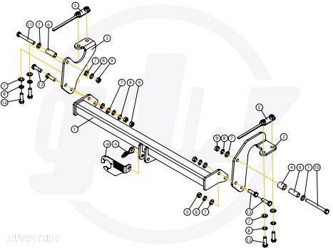 Carlige auto de remorcare Suzuki Jimny - 2