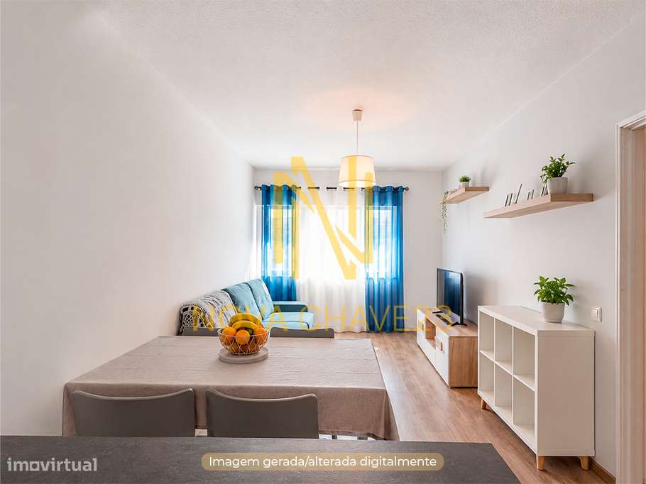 Apartamento T1 na Rinchoa – 55 m² | Cozinha e Sala em Open Space-0