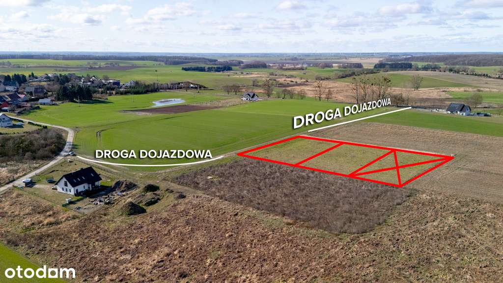 Ostatnia działka przy drodze Stare Czarnowo.-1