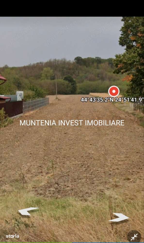 De vânzare teren 5400 mp. Sat Broșteni, jud. Arges-1