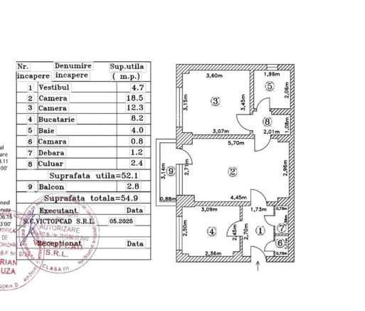 Apartament 2 camere / Crangasi - Imagine principală: 4/5
