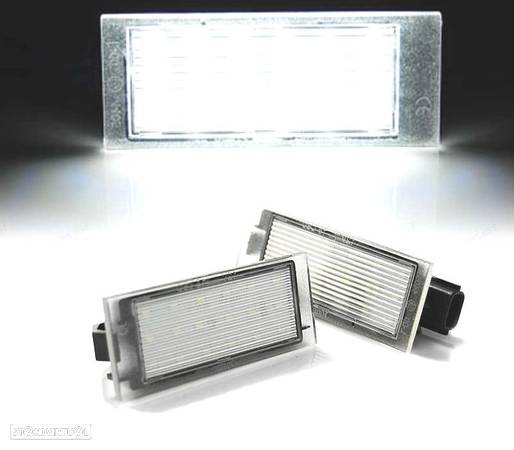 LUZ DE MATRICULA LED PARA RENAULT CLIO MEGANE LAGUNA E TWINGO - 1