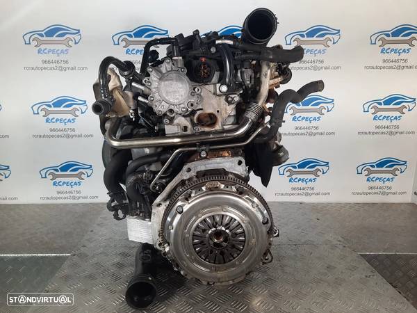 MOTOR COMPLETO 2.0 TDI 16V 140CV BKD SEAT LEON TOLEDO ALTEA AUDI A3 8P VW VOLKSWAGEN GOLF TOURAN JETTA SKODA OCTAVIA MOTOR ARRANQUE ALTERNADOR BIMASSA COMPRESSOR EMBRAIAGEM BOMBA DIRECAO INJETORES - 8