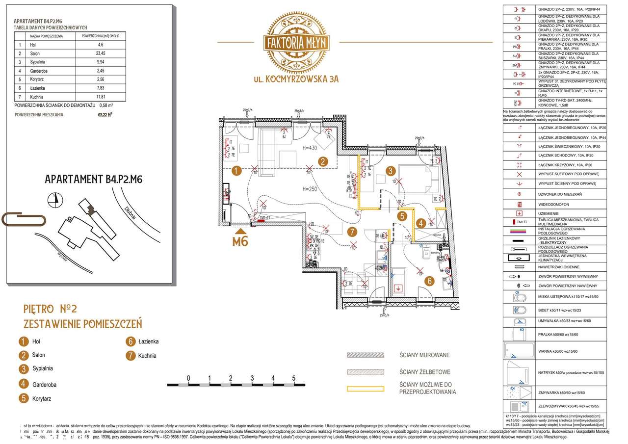 Faktoria Młyn | mieszkanie 2-pok. | B4.P2.M6 - Pełny obrazek: 2/7