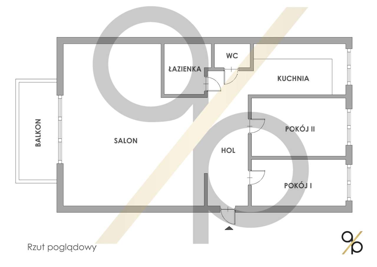 Mokotów, Bryły 3 – 55 m², 4 piętro, piwnica, świetna lokalizacja-11