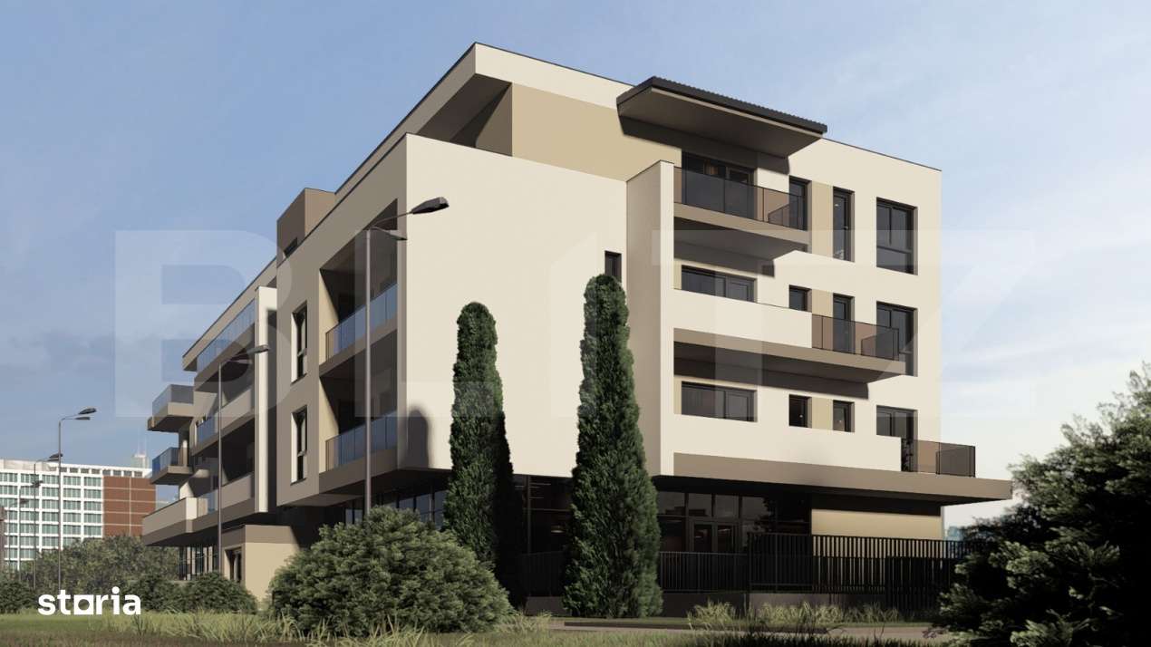 Bloc NZEB! Apartament 2 camere, 53 mp, balcon, zona Terra - Imagine principală: 4/4