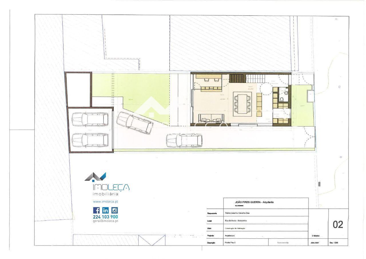 Lote de Terreno com projeto aprovado em Perafita