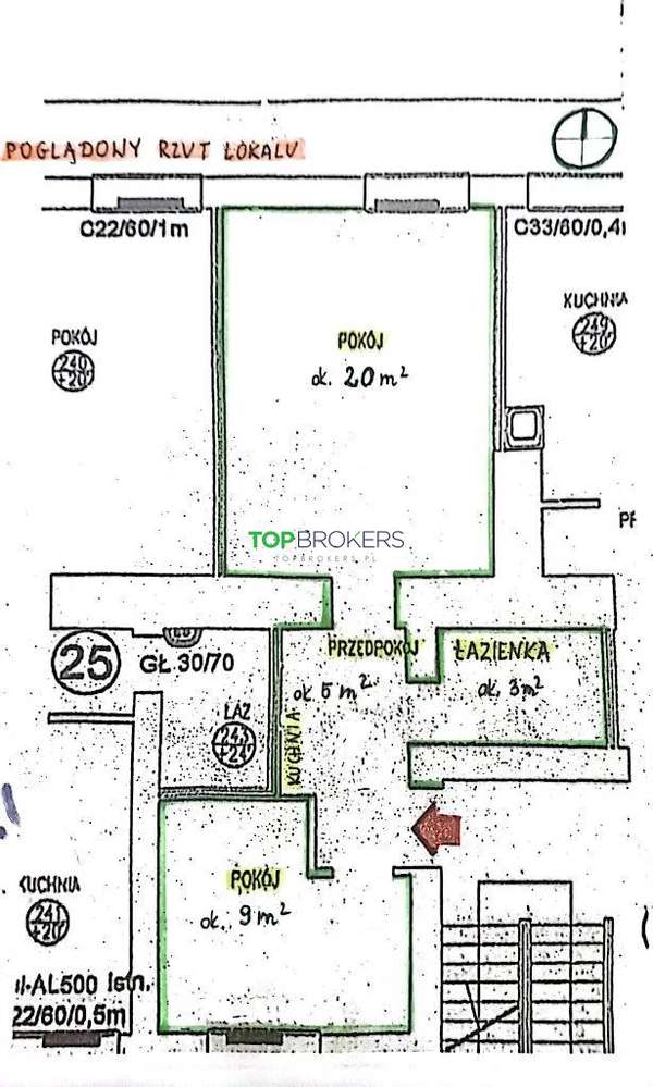 Dwa oddzielne pokoje przy metrze Stare Bielany-8