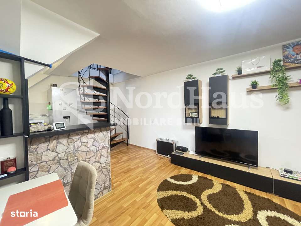 DE VANZARE APARTAMENT TIP MANSARDA | UTILAT | MOBILAT | VASILE AARON-3
