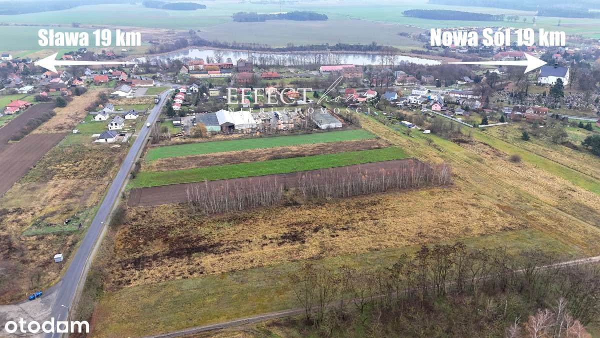 Działka inwestycyjna pod budowę 5 domów Lubięcin-1