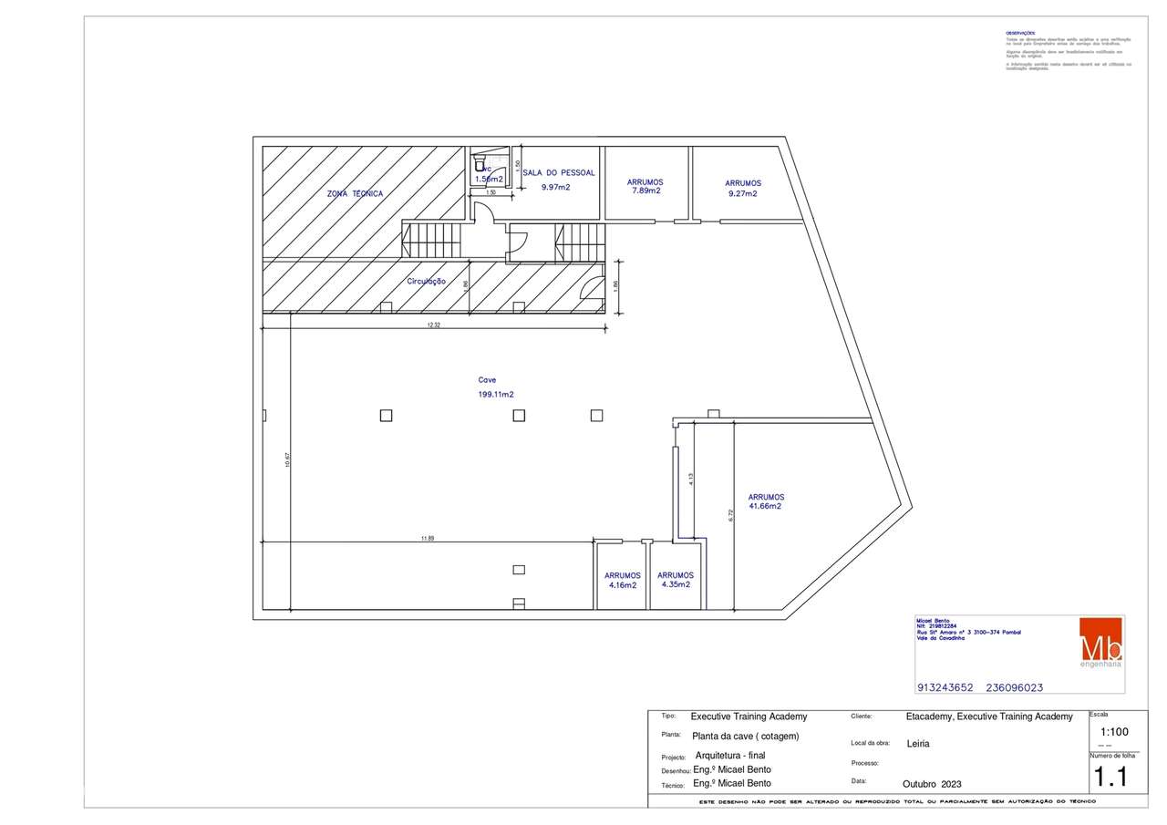 Prédio Comercial com Grandes Áreas – Rua de S. Tiago nº 1, Leiria - Grande imagem: 5/16