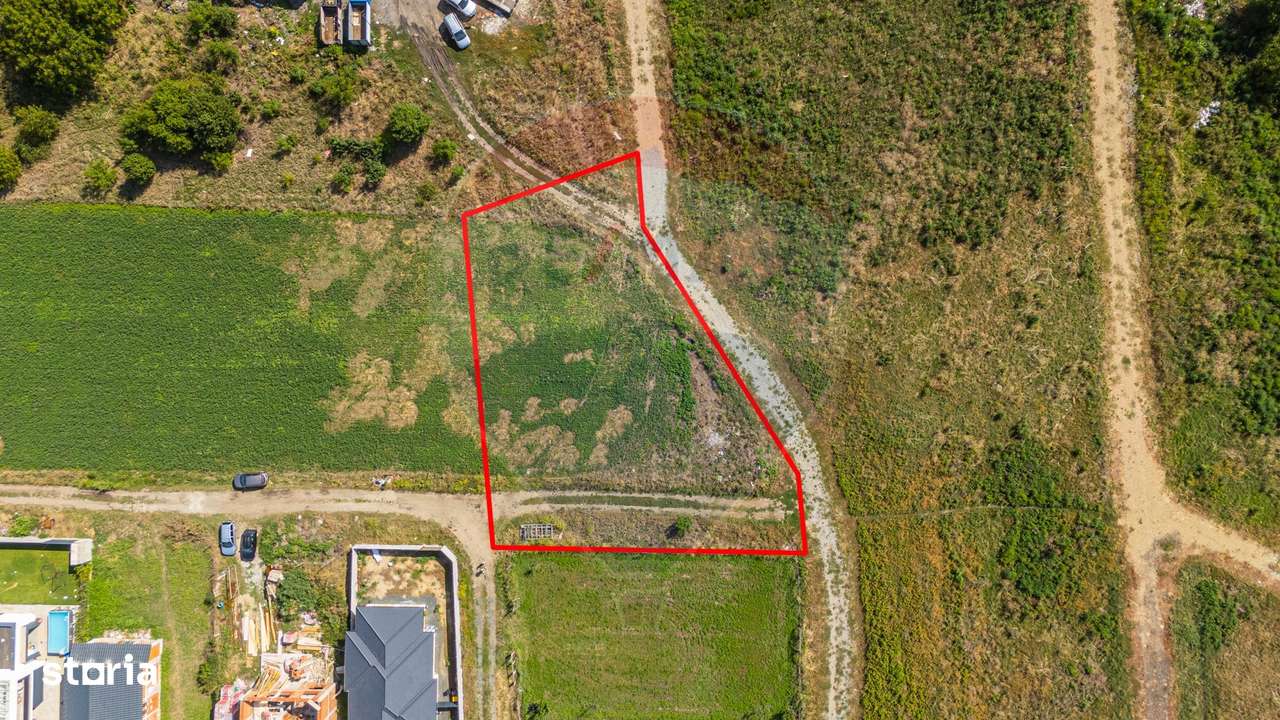 Teren 1237 mp cu PUZ aprobat de vanzare Bujac,Arad - Imagine principală: 5/6