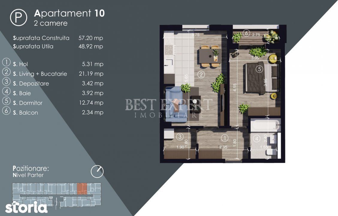 Apartament 2 camere Ideal Investitie - Avans minim 15% Titan-Parcul Te
