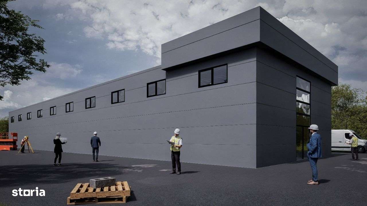 Hală industrială 600 mp | Teren 1.800 mp | Joița –  Acces A1 &A0** - Imagine principală: 2/4