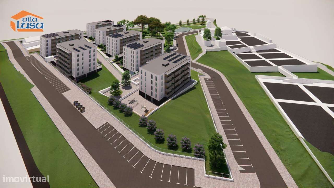 T2 Novo com varanda e garagem em Vilar de Paraiso, Vila Nova de Gaia - Grande imagem: 4/30