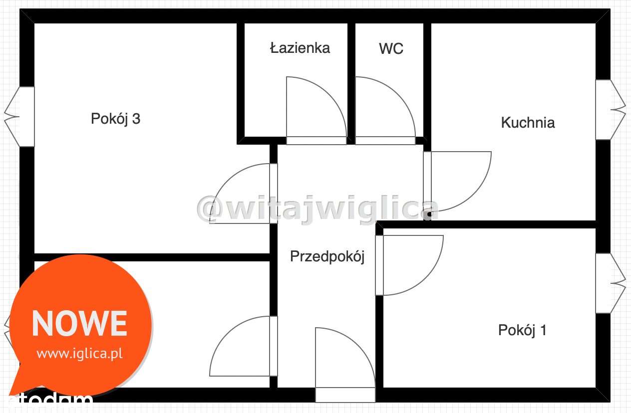 Spokój i słońce, 3 pokoje, Krzyki-15