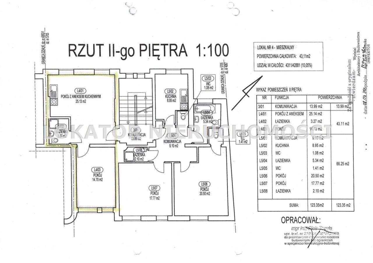 Mieszkanie, 66,25 m², Wałcz-10