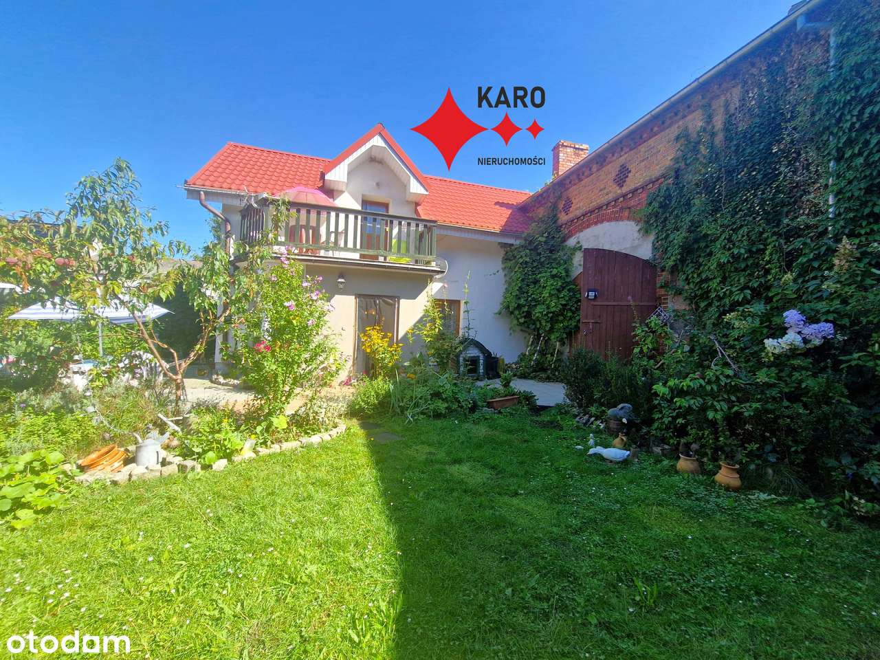 Dom z pięknym ogrodem + duże budynki gospodarcze i dostęp do stawu - Pełny obrazek: 1/20