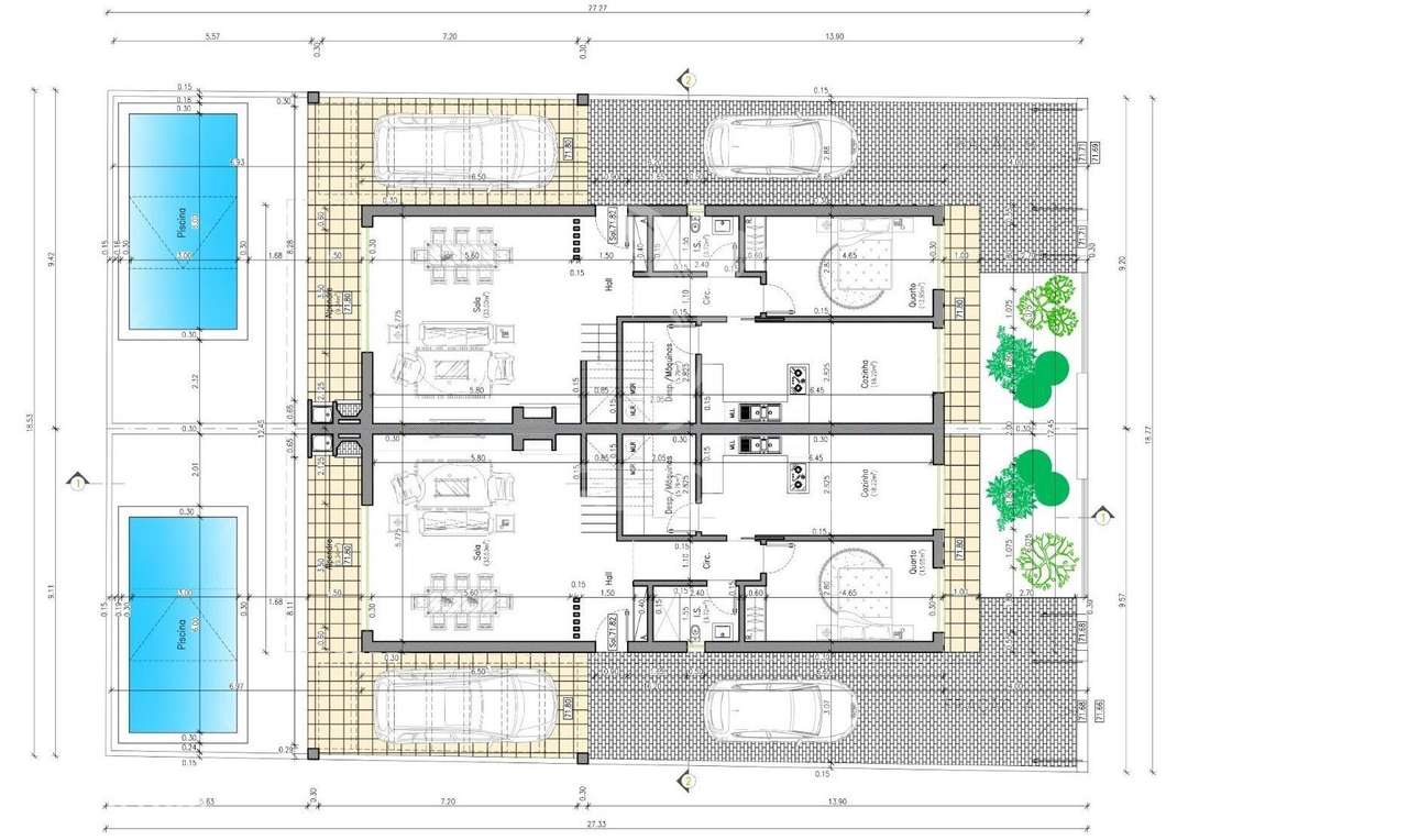 Moradia Geminada com piscina e garagem ,Fernão Ferro. - Grande imagem: 3/8