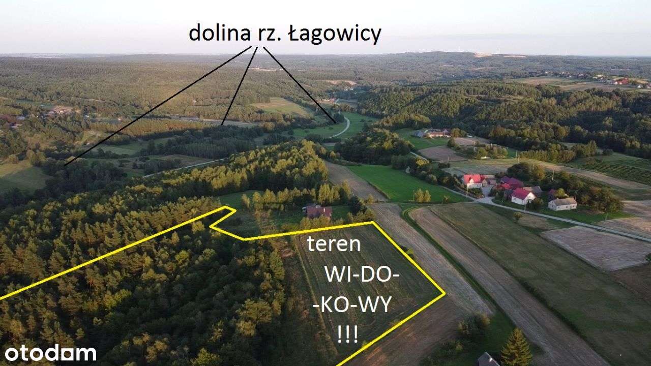 WIDOKOWA działka na WZGÓRZU z panoramą na Góry Św.-3