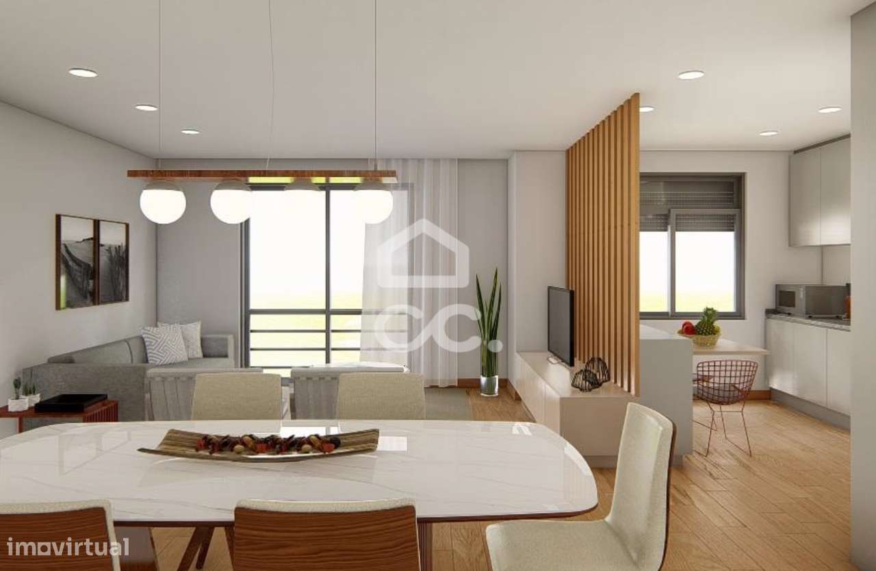 Apartamento T3 novo com parqueamento - Grande imagem: 5/13