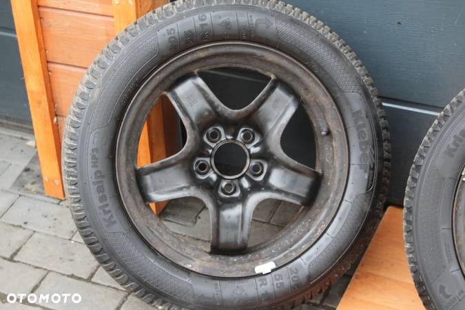 FELGI STALOWE STRUKTURALNE DEKLE OPONY ZIMOWE OPEL ZAFIRA A B ASTRA H MERIVA B VECTRA C SIGNUM R16 205/55 5X110 - 7