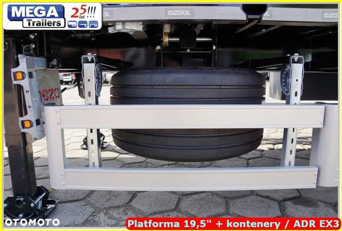 Mega Platforma UNIWERSALNA 19,5 BPW - ADR 3 - 35,0 ton ładowności !!! - 21