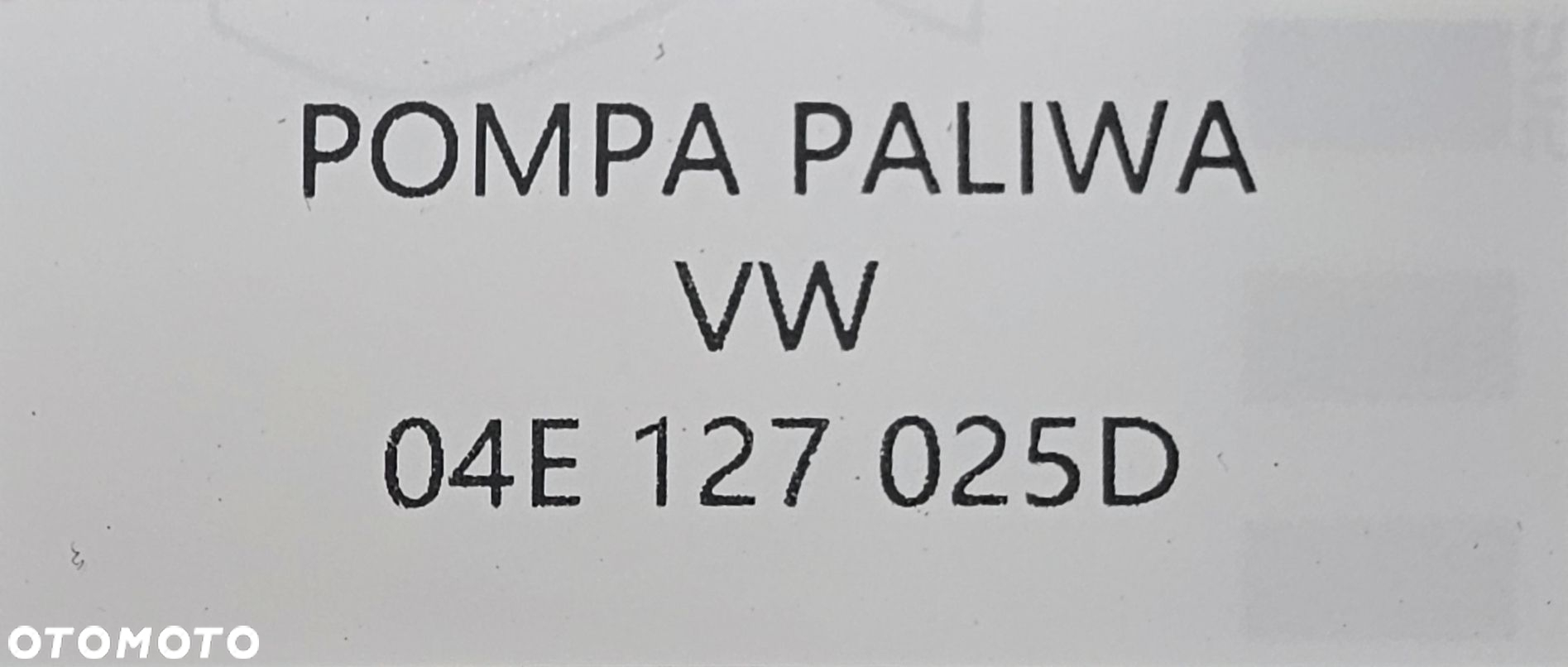 ORG POMPA PALIWA VOLKSWAGEN / SEAT / SKODA / AUDI - 04E127025D - 5