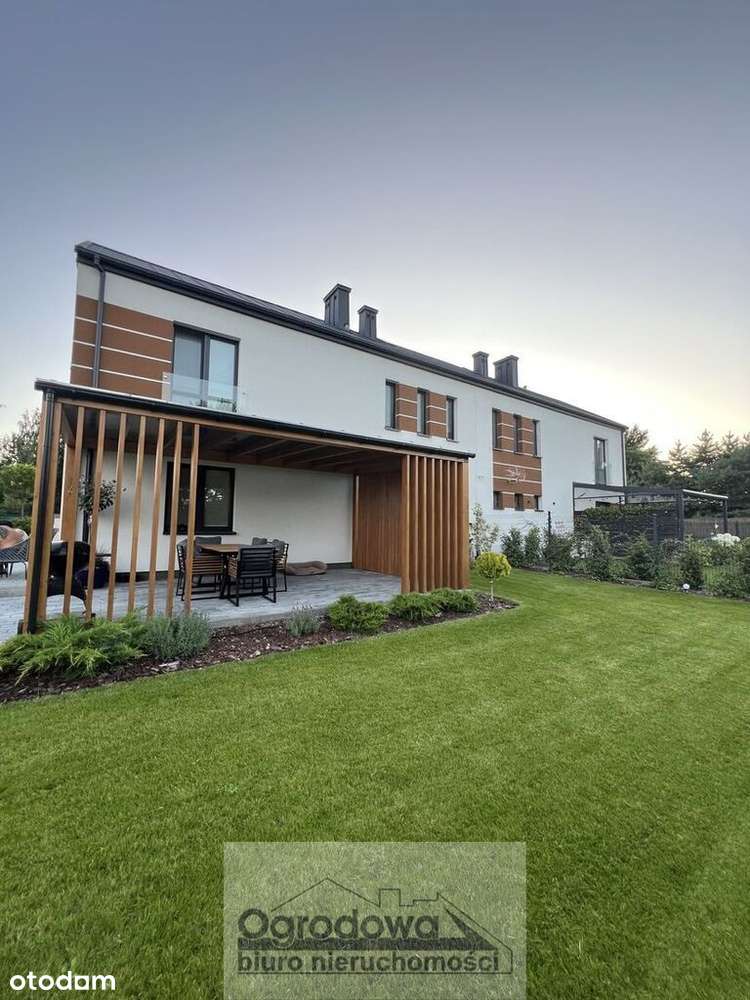 Nowoczesny dom połówka bliźniaka, nowy, idealny-1