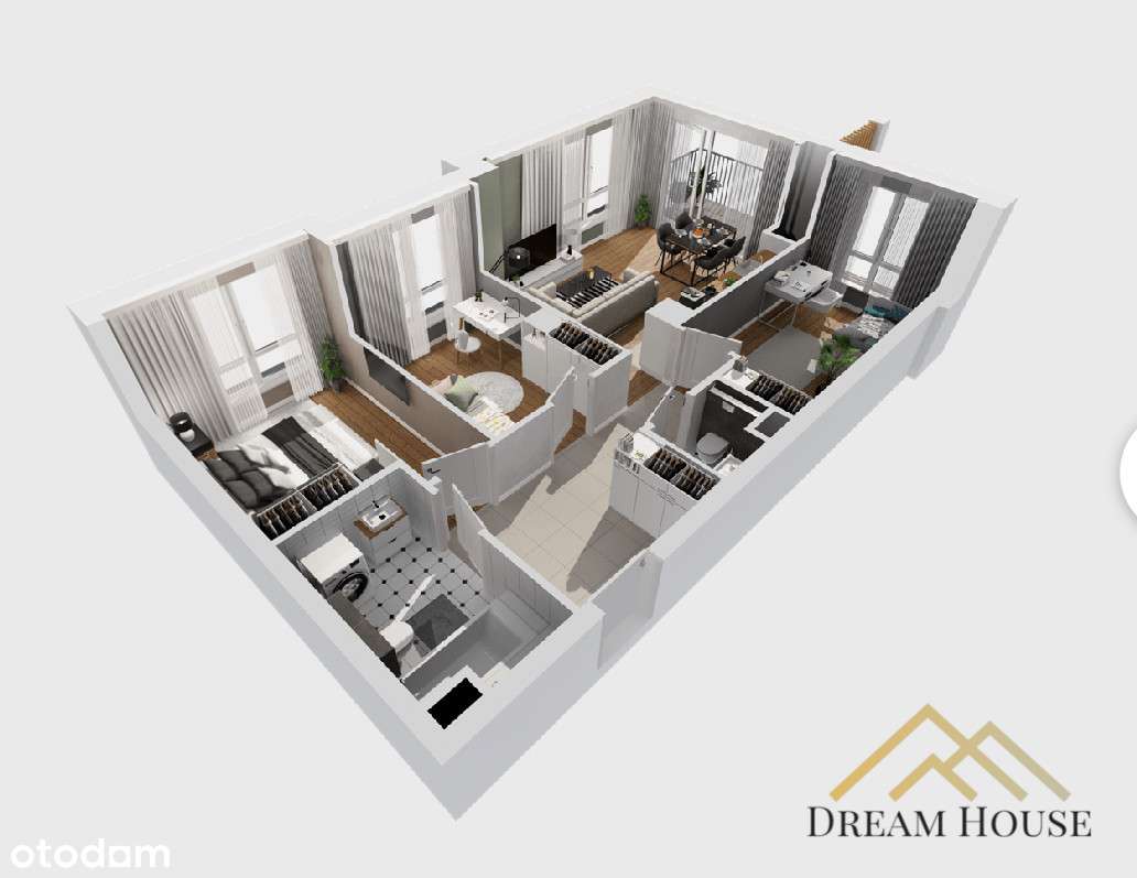 Piękne 4-pokojowe mieszkanie w centrum Moreny - Pełny obrazek: 4/15