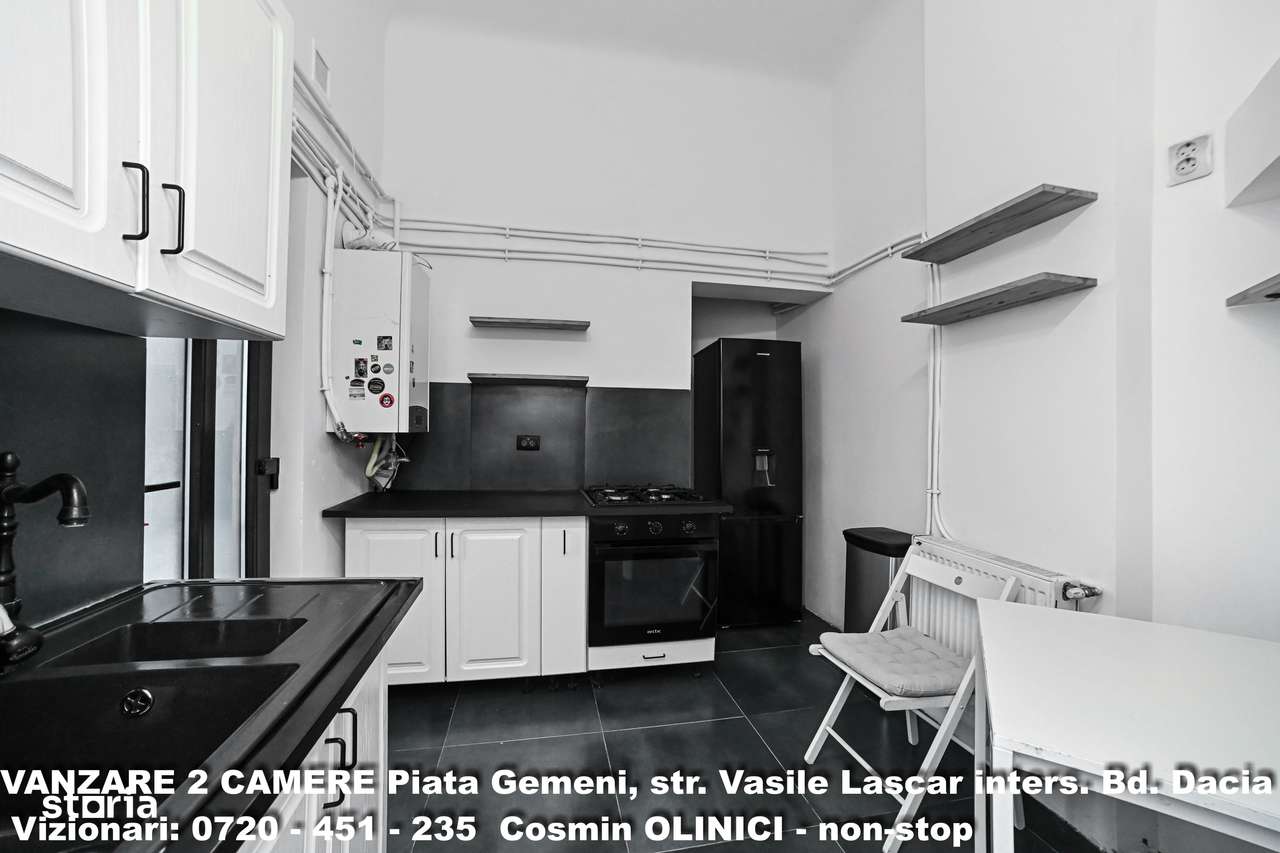Vanzare 2 cam. DACIA, Piata Gemeni, str. V. Lascar, SU 68mp, ST. 94mp-6