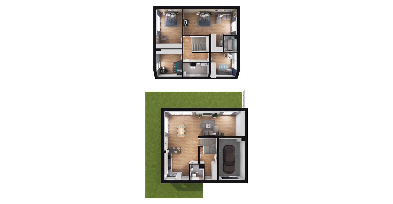 5-pokojowy dom 171m2 + ogródek Bezpośrednio - Pełny obrazek: 2/8
