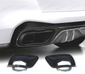 PONTEIRAS DE ESCAPE PARA BMW X5 G05 18- LOOK M-PERFORMANCE PRETAS - 1