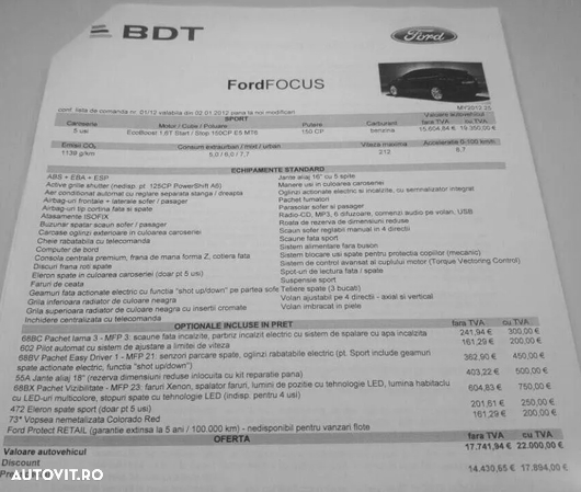Ford Focus 1.6 EcoBoost Start-Stopp-System - 13