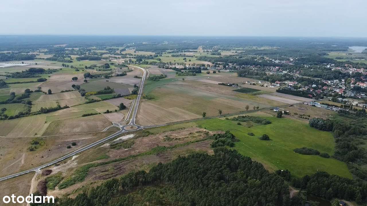 Działka inwestycyjna przy zjeździe z autostrady w Trzcielu. - Pełny obrazek: 4/11