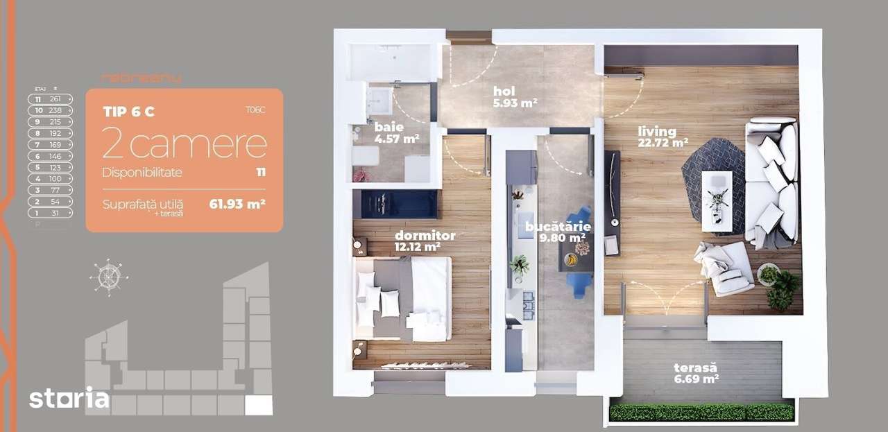 AP. 2CAM. DECOMANDAT IN PROIECTU SUN- AUCHAN TITAN,PARCUL TEILOR! - Imagine principală: 3/10