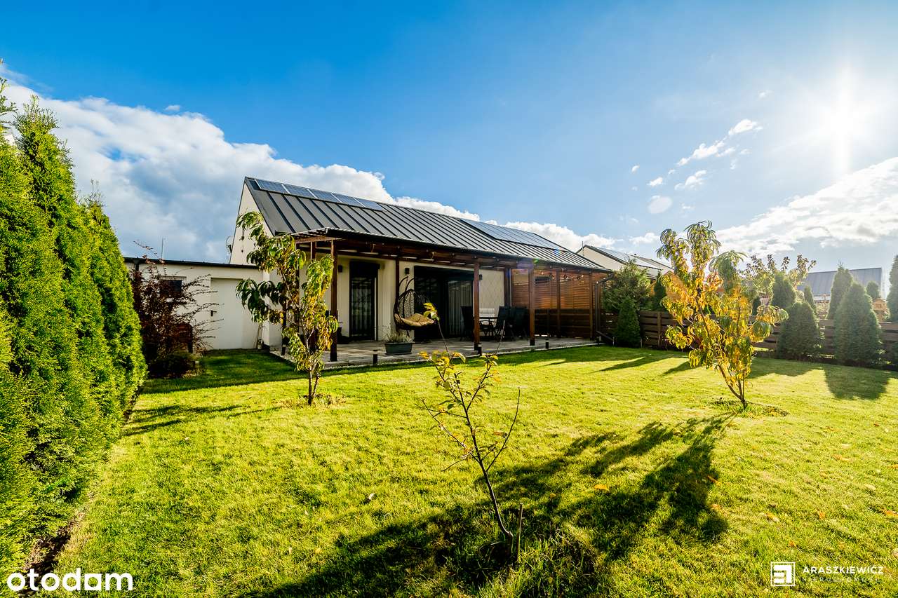 Dom PARTEROWY z ogrodem, tarasem i fotowoltaiką – Osiedle Słoneczne!-17