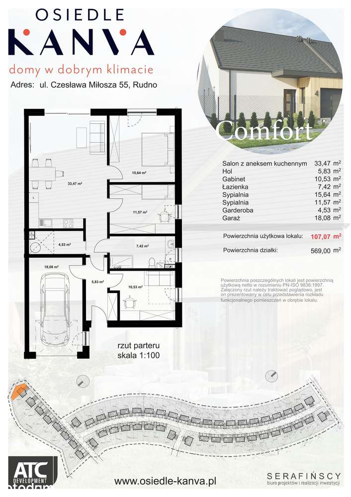 Osiedle Kanva | dom 4-pok. | CM_55 - Pełny obrazek: 2/7