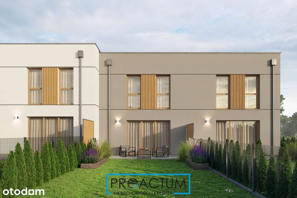 Nowoczesny dom szeregowy z ogródkiem - Pełny obrazek: 4/20