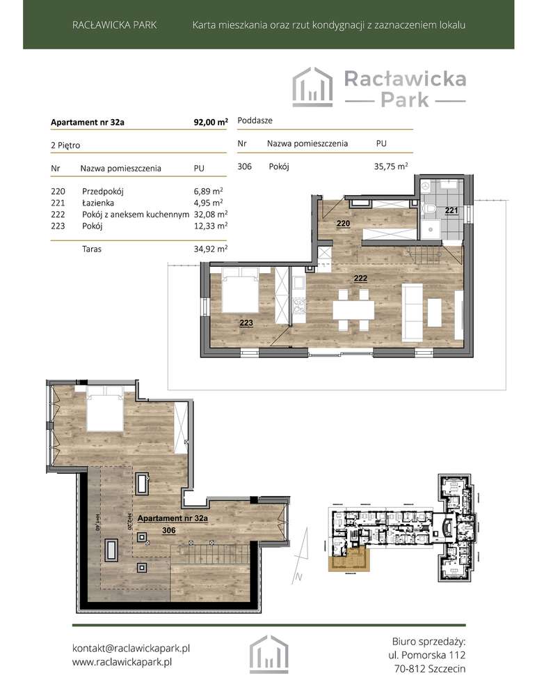 Racławicka Park | nowe mieszkanie M.32A - Pełny obrazek: 3/10