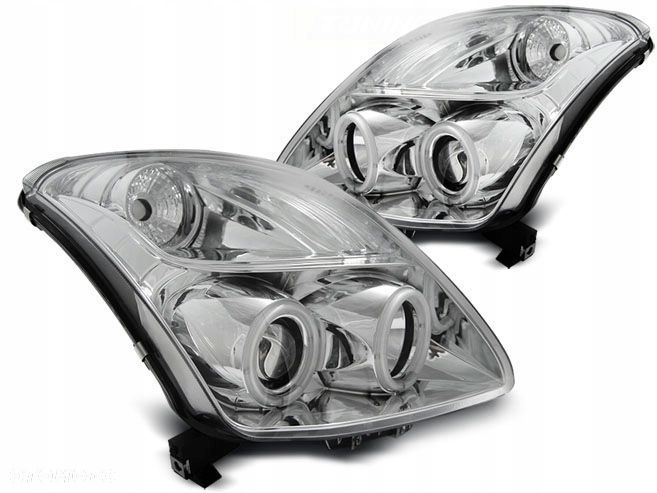 LAMPY REFLEKTORY SUZUKI SWIFT 05-10 CCFL CHROM - 1