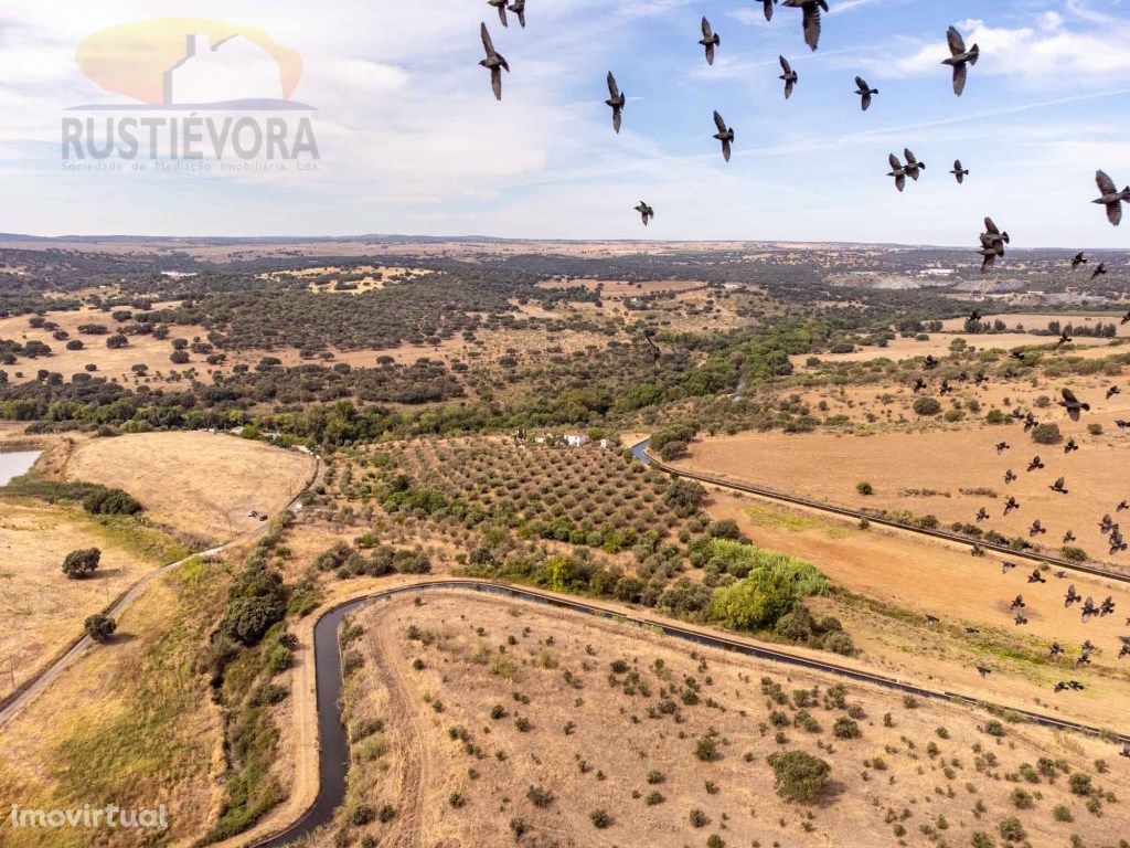 Quinta com várias moradias junto ao Rio Caia - Campo Maio...