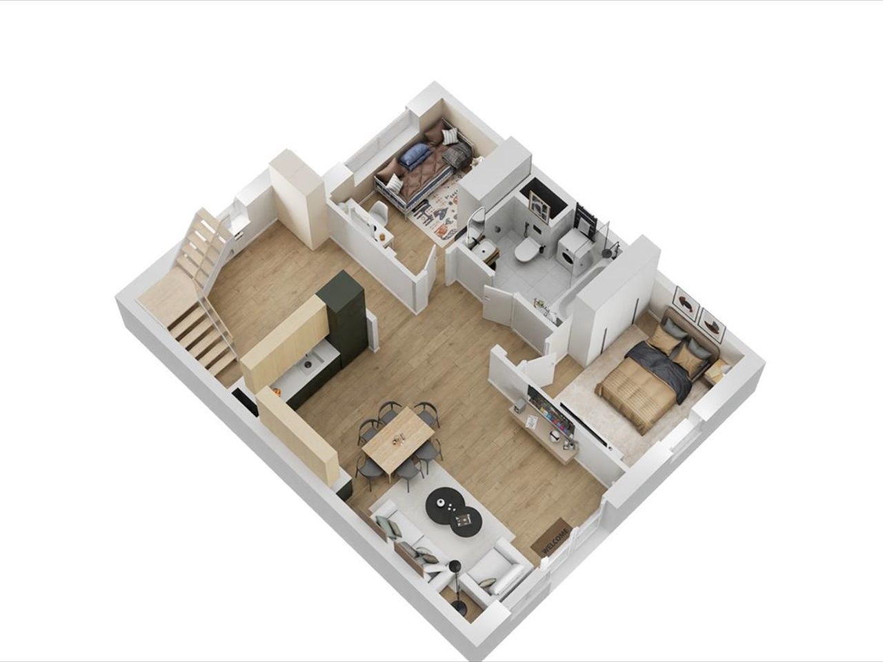 Mieszkanie 2 poziomy dostępne „od ręki"
