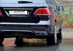 Difuzor bara spate Mercedes GLE W166 (15-18) Chrome Look AMG - 3