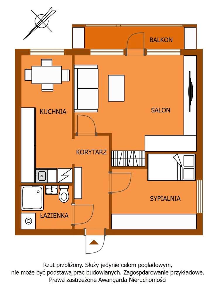 Dwa pokoje na parterze przy metrze Imielin-14