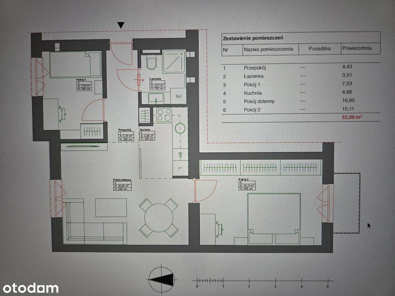 Oferuję przestronne mieszkanie z zakończonym remontem-10