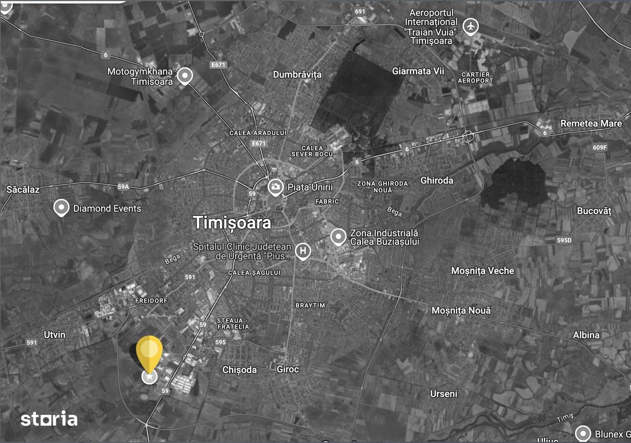 Vanzare Teren Industrial cu PUZ si AC hala industriala clasa A-1